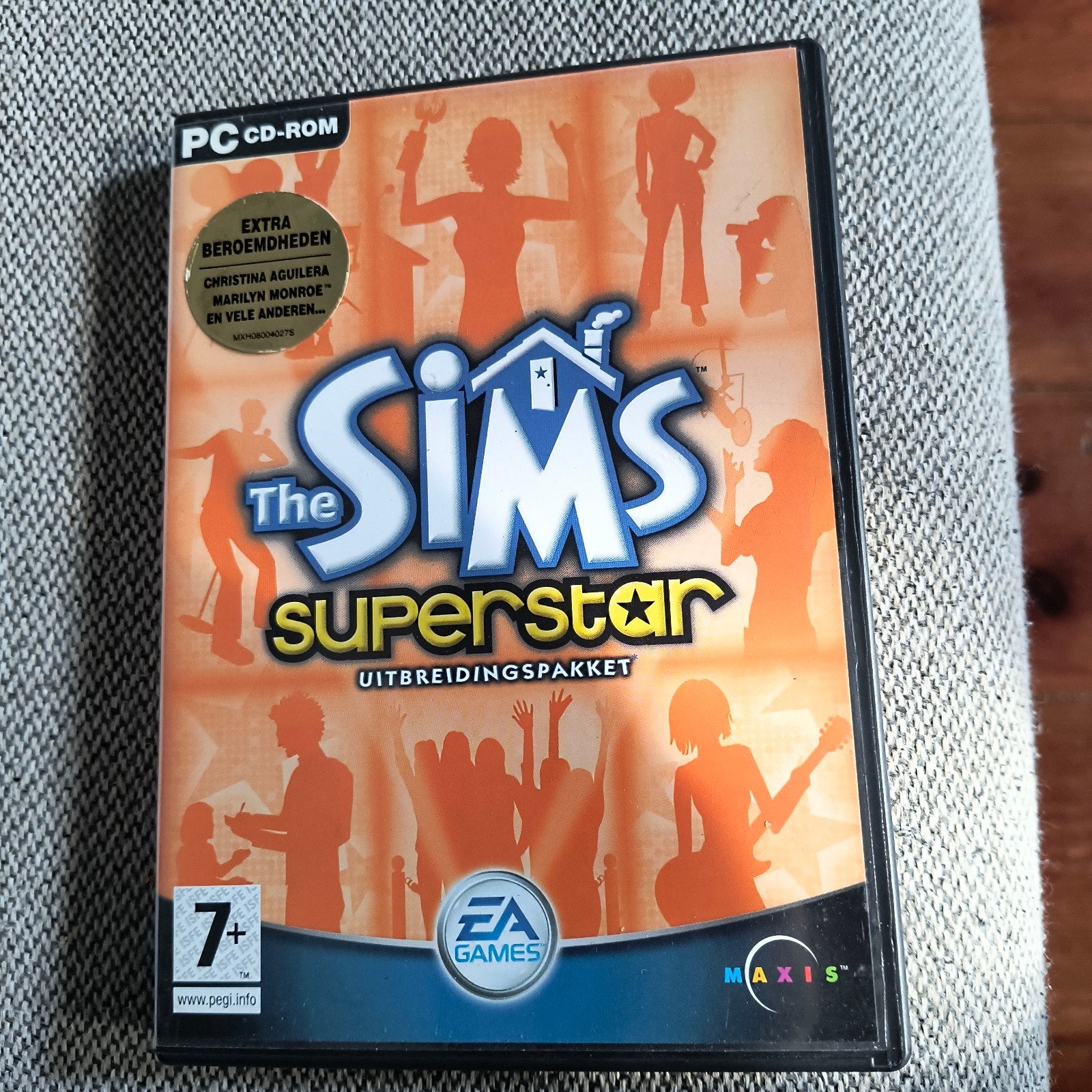 The Sims Superstar Uitbreidingspakket PC CD-ROM, Spelcomputers en Games, Gebruikt, 1 speler, Ophalen of Verzenden, Vanaf 7 jaar