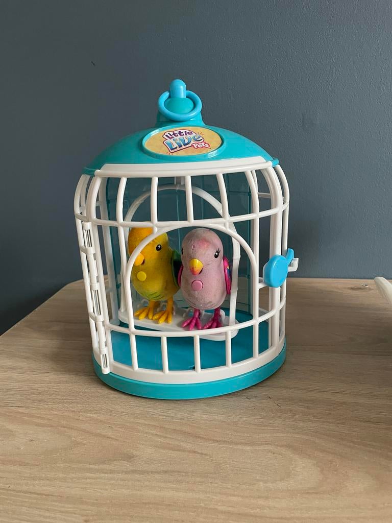 Little Live Pets vogelkooi met 2 interactieve vogels, Verzenden, Zo goed als nieuw, Jongen of Meisje