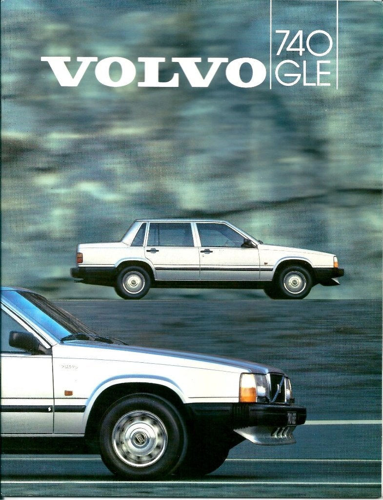 Brochure Volvo 740 GLE 1984, Ophalen of Verzenden, Gelezen, Volvo