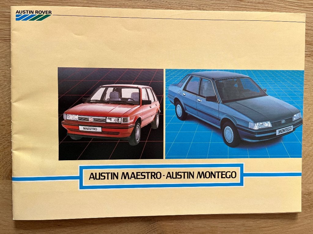 Autofolder/Brochure Austin Maestro Montego 1984, Ophalen of Verzenden, Nieuw, Overige merken