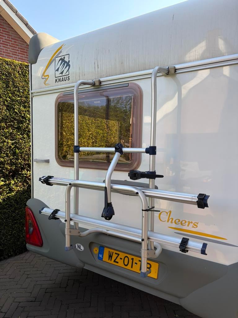 Omnistar fietsendrager voor 2 fietsen, Caravans en Kamperen, Caravan accessoires, Ophalen