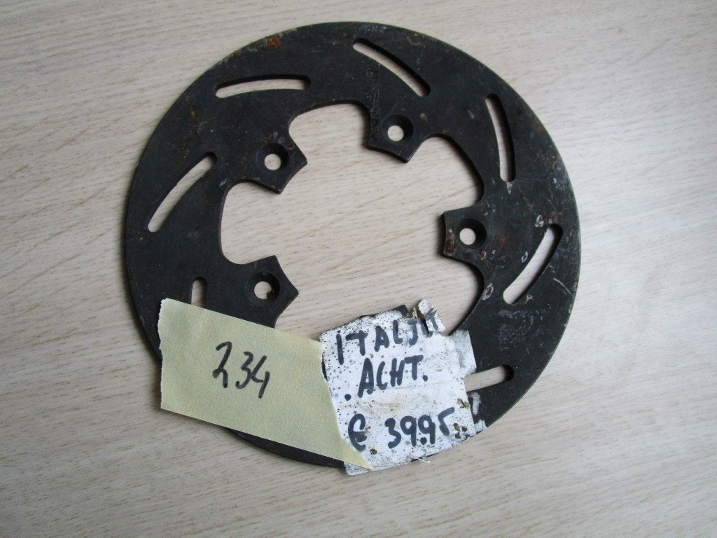 Nr.234: Remschijf Italjet Formula, achter, 175 mm, Fietsen en Brommers, Ophalen of Verzenden, Nieuw, Overige typen, Overige merken