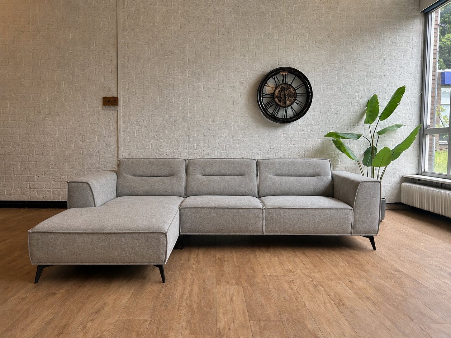 Showroommodel De Bommel Hoekbank | NP €2.849 – Nu €645, 250 tot 300 cm, Luxe, Hoekbank, Nieuw