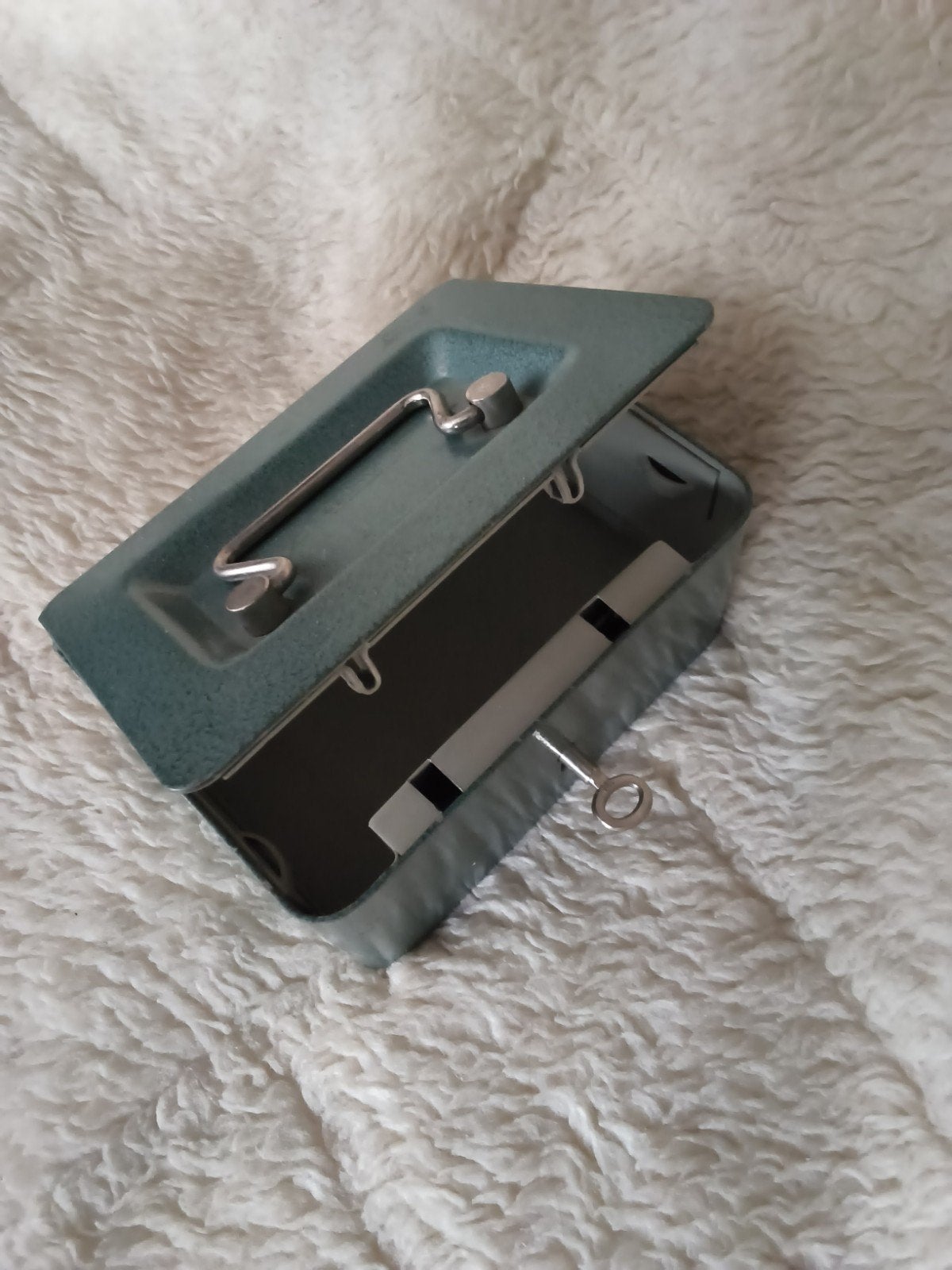 geldkistje metalen, Antiek en Kunst, Ophalen of Verzenden