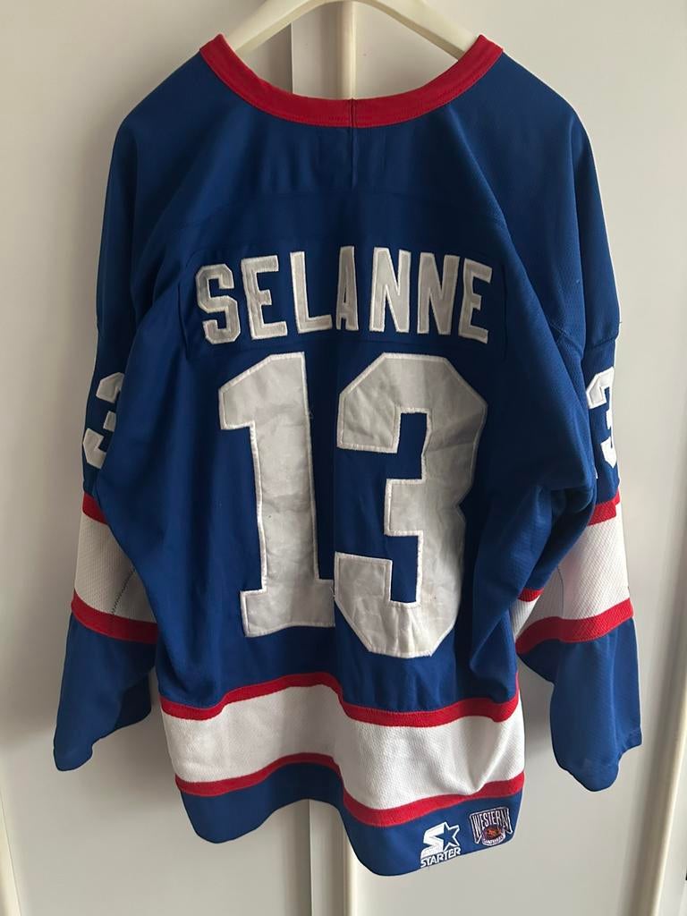 Vintage Starter Winnipeg Jets ijshockey shirt jersry 90’s, Sport en Fitness, Ophalen of Verzenden, Zo goed als nieuw, Kleding