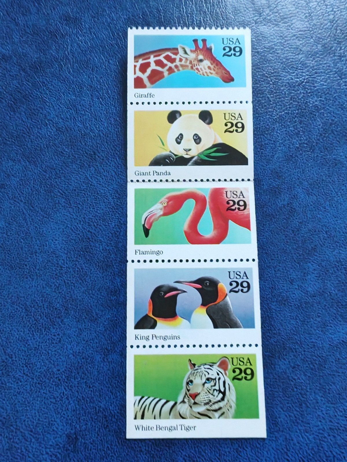 USA postfris MI 2323/2327 wilde dieren 1992, Ophalen of Verzenden, Postfris, Dier of Natuur