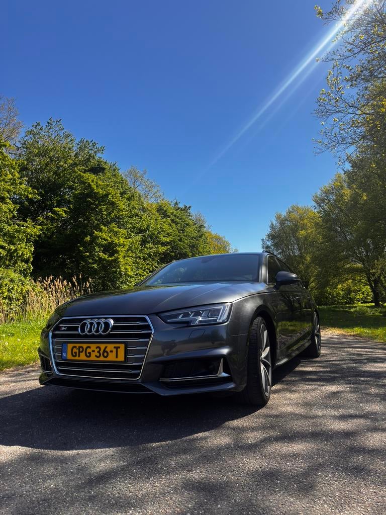 Audi S4 3.0TFSI Quattro “Daytona grey”, Auto's, Audi, Particulier, S4, 4x4, ABS, Achteruitrijcamera, Adaptieve lichten, Adaptive Cruise Control