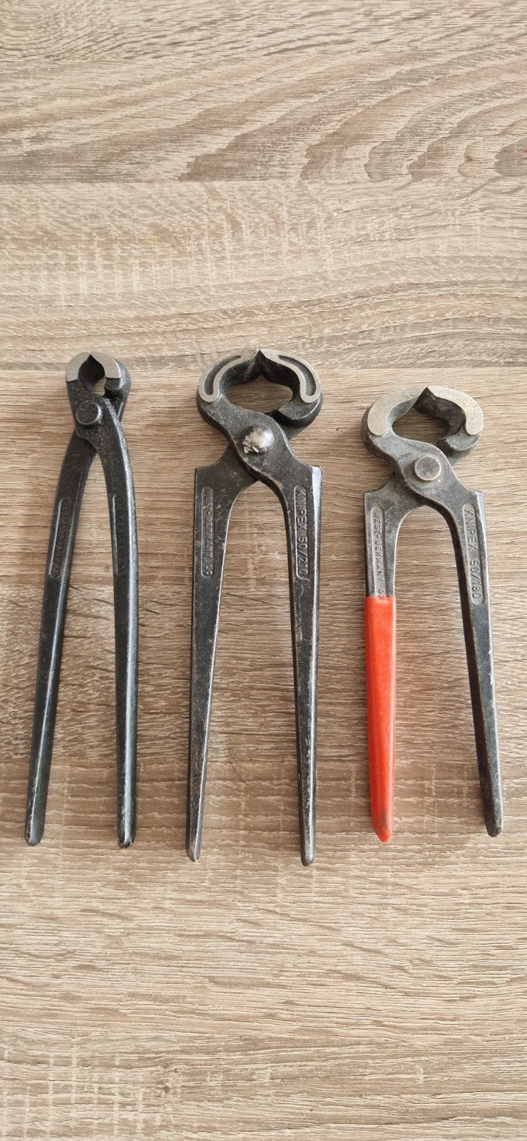 Vintage Knipex Set - (West Germany), Doe-het-zelf en Verbouw, Gereedschap | Handgereedschap, Ophalen of Verzenden, Gebruikt, Tang