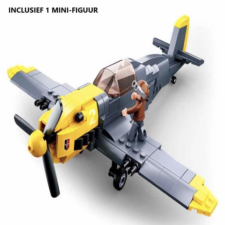 🎁 WW2 Bouwstenen - C09 - Duitse BF-109 vliegtuig 🎁, Ophalen of Verzenden, Nieuw