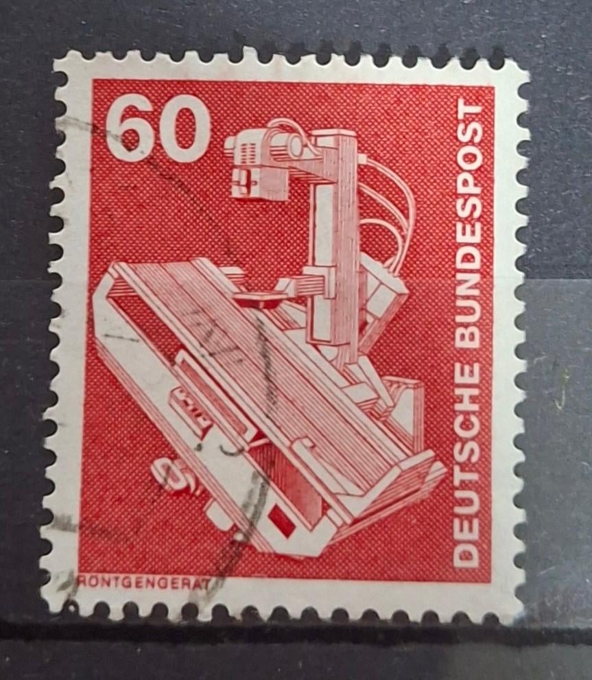 Duitsland Fabriek Robot Postzegel (B1-P1), Ophalen of Verzenden, BRD, Gestempeld