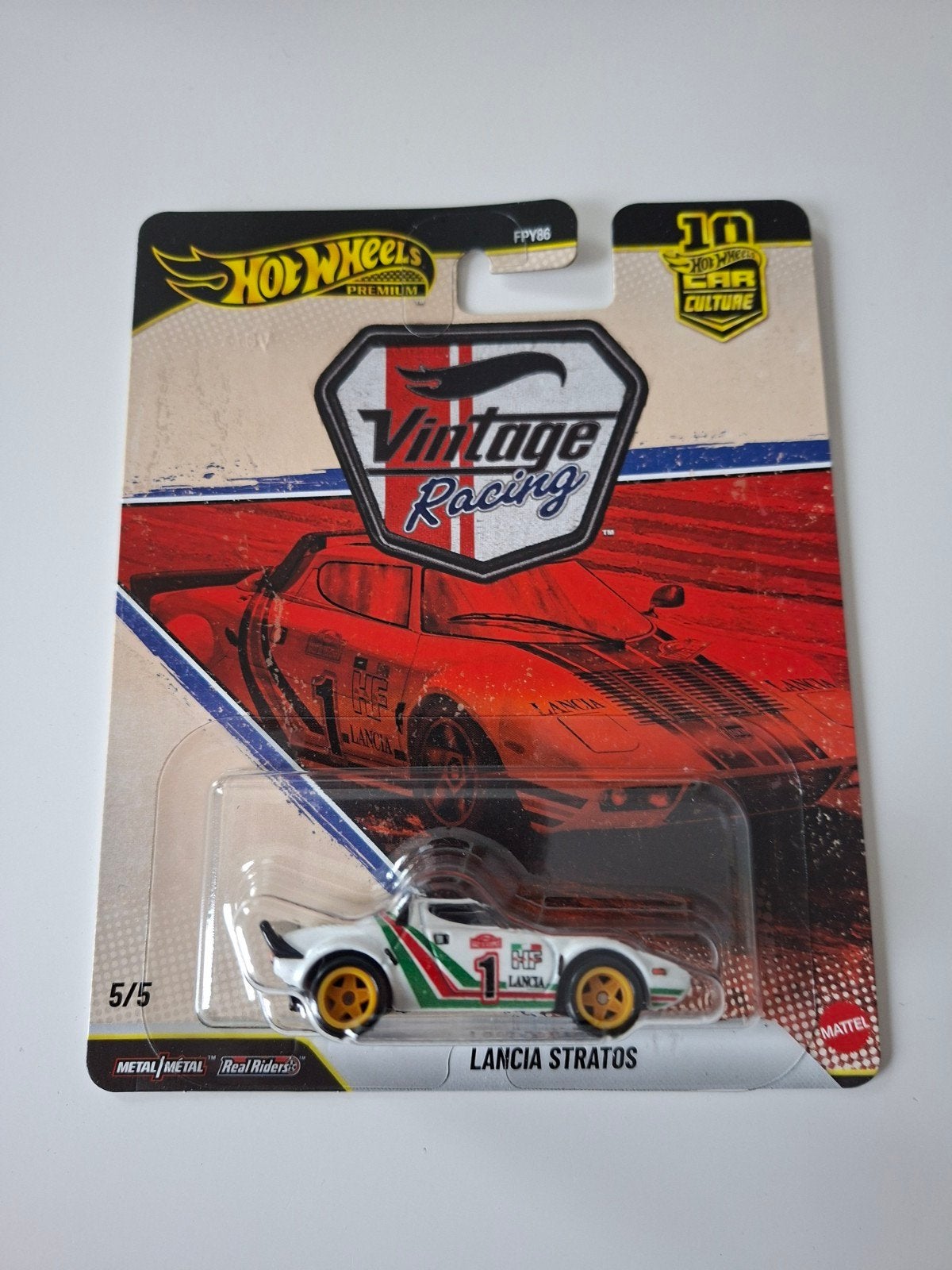 Hot Wheels Premium Lancia Stratos Vintage Racing, Ophalen of Verzenden, Nieuw, Auto