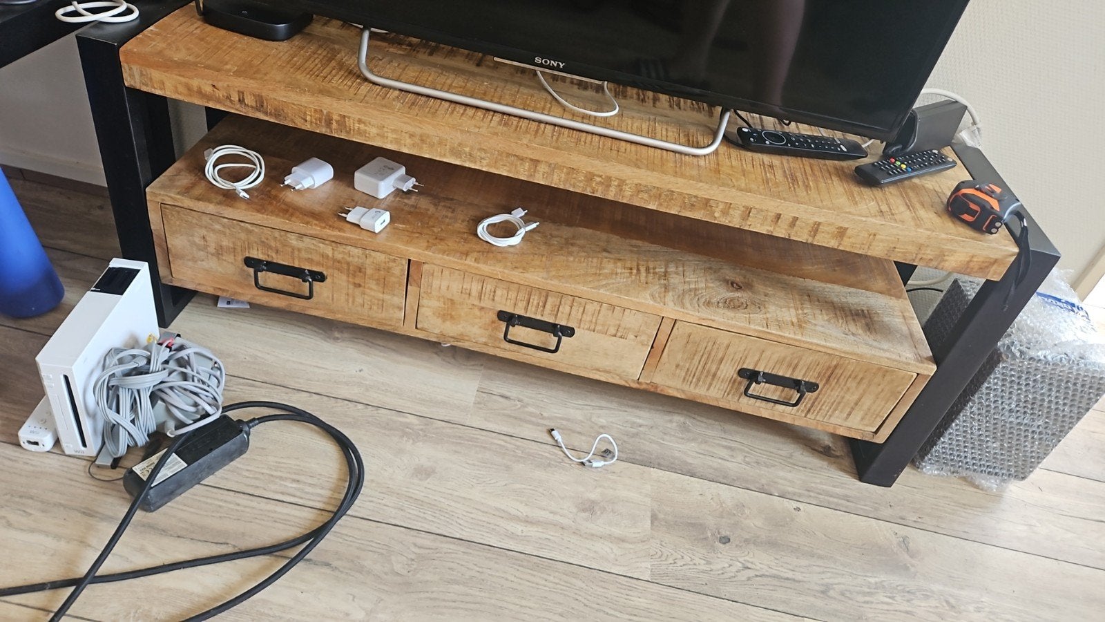 mango tv meubel, Huis en Inrichting, Ophalen, 100 tot 150 cm, Zo goed als nieuw, Minder dan 100 cm