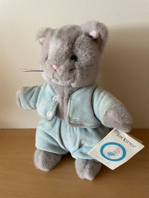 Beatrix Potter Tom Kitten Pluche Knuffel Poes Kat, Eden 26cm, Verzamelen, Ophalen of Verzenden, Gebruikt, Dier