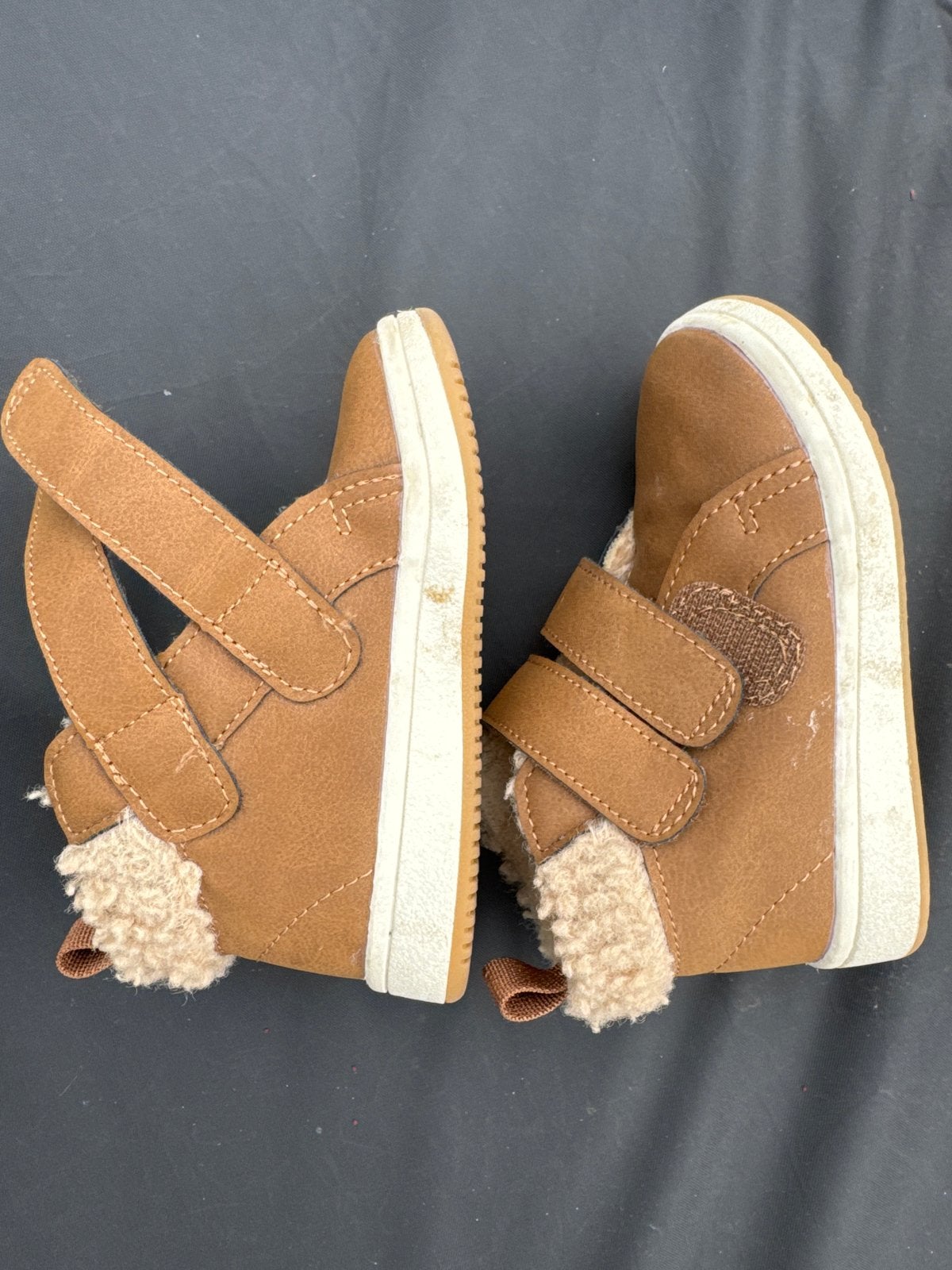 H&M Babyschoenen Maat 22 - Bruin met teddy voering, Ophalen, Gebruikt, Jongen of Meisje, Schoenen