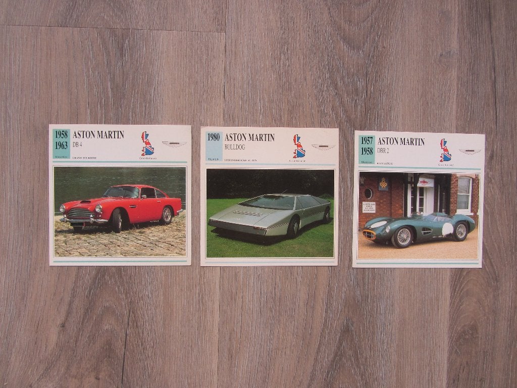 Autokaarten Edito-Service S.A - Aston Martin/BMW/Bugatti etc, Ophalen of Verzenden, Auto's