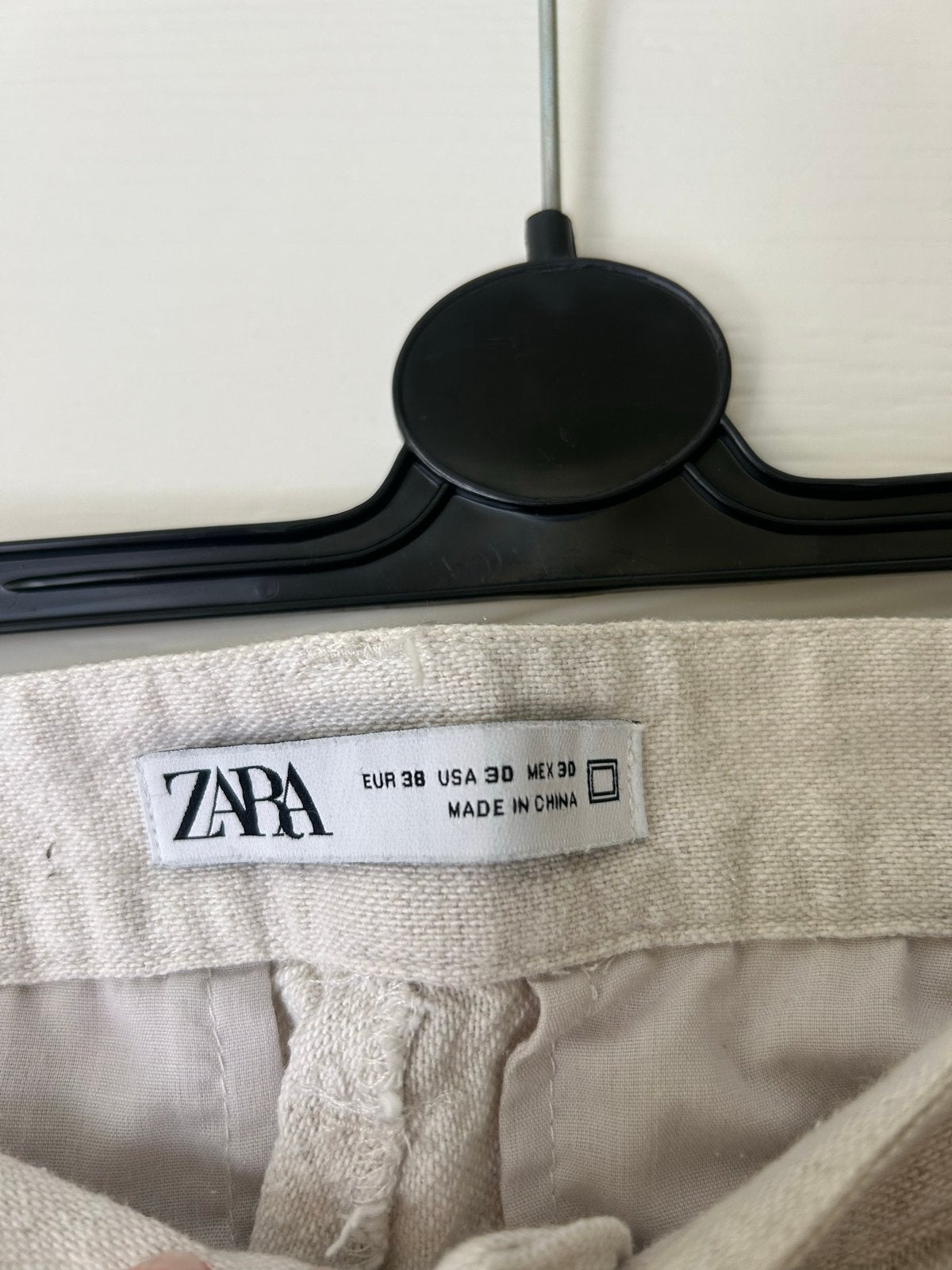 Zara Linnen Broek - Comfortabel en Stijlvol, Ophalen of Verzenden, Gedragen, Beige