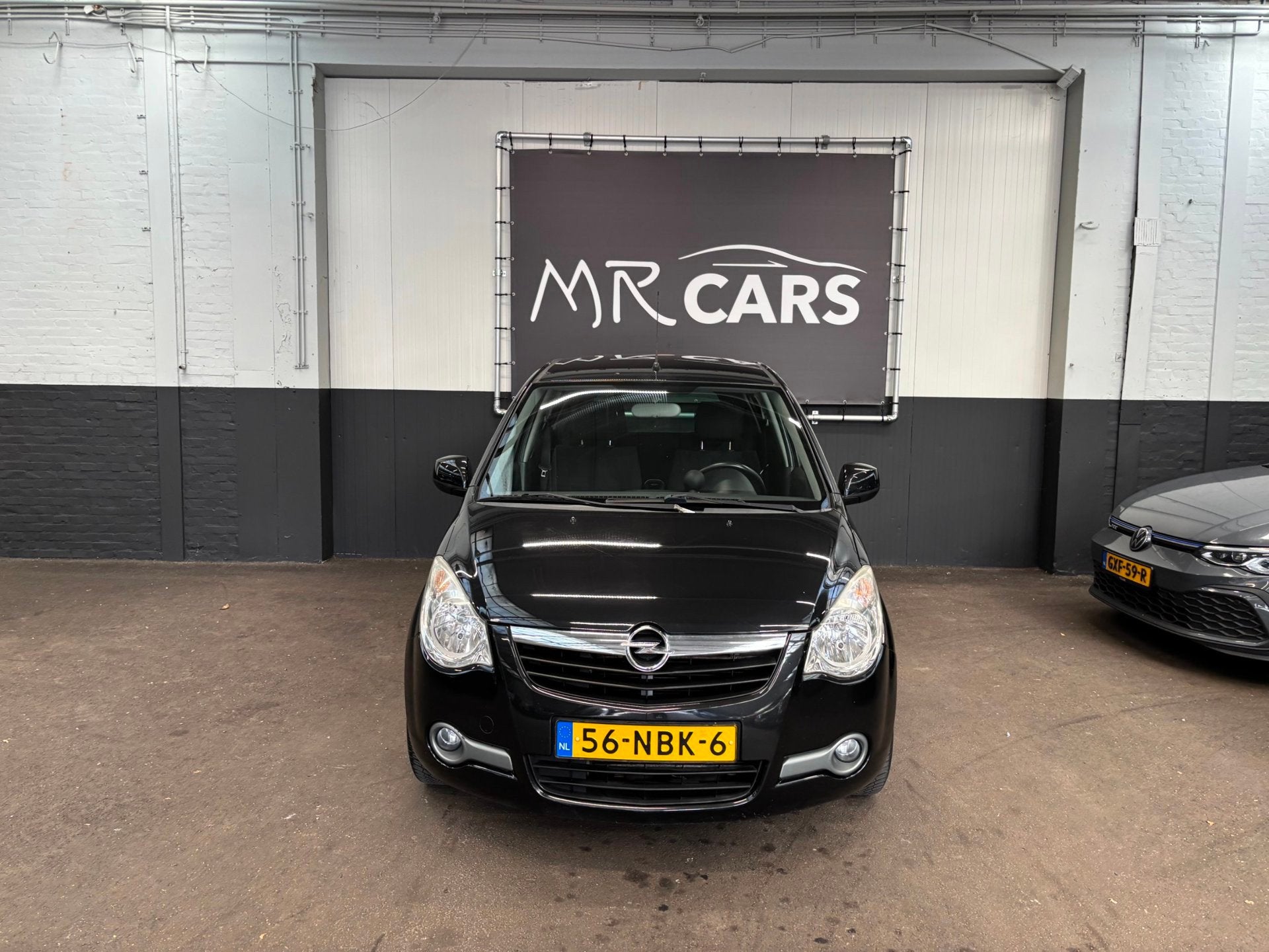Opel Agila 1.2 Edition Automaat Airco, Auto's, 4 cilinders, Zwart, Origineel Nederlands, Bedrijf