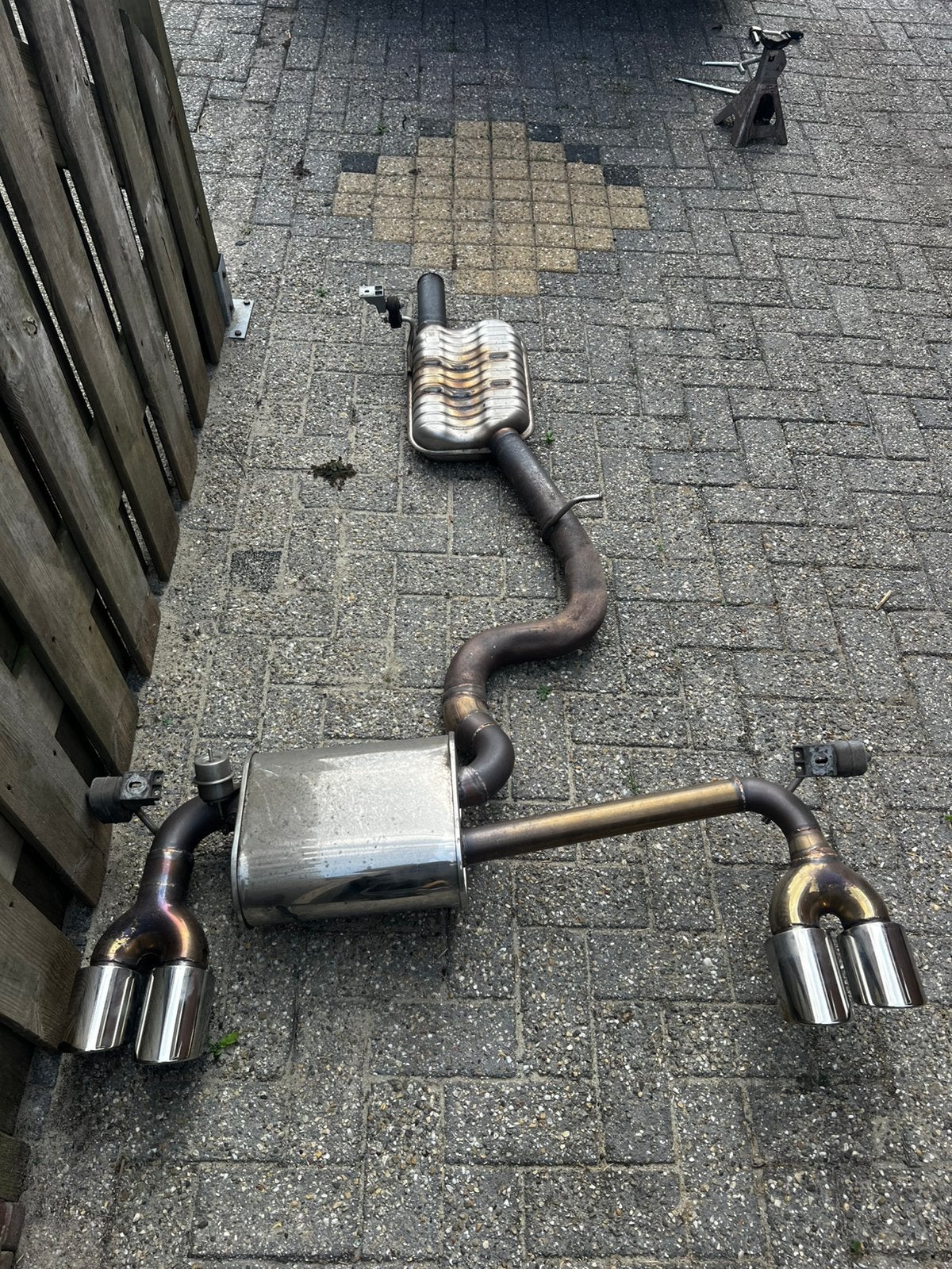 Uitlaat golf 7.5r kleppendemper, Ophalen, Gebruikt, Volkswagen