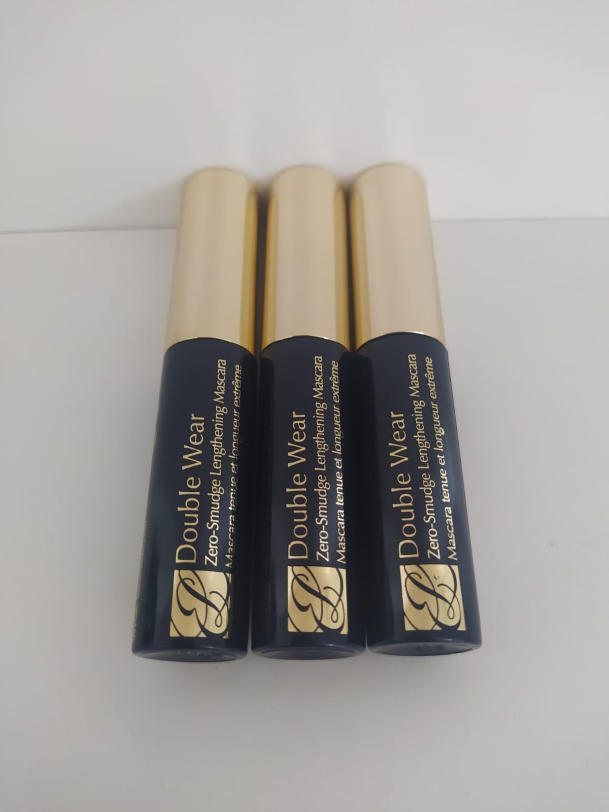 New Estee Lauder Double Wear Zero Smudge Mascara Zwart Mini, Ophalen of Verzenden, Nieuw, Zwart, Ogen