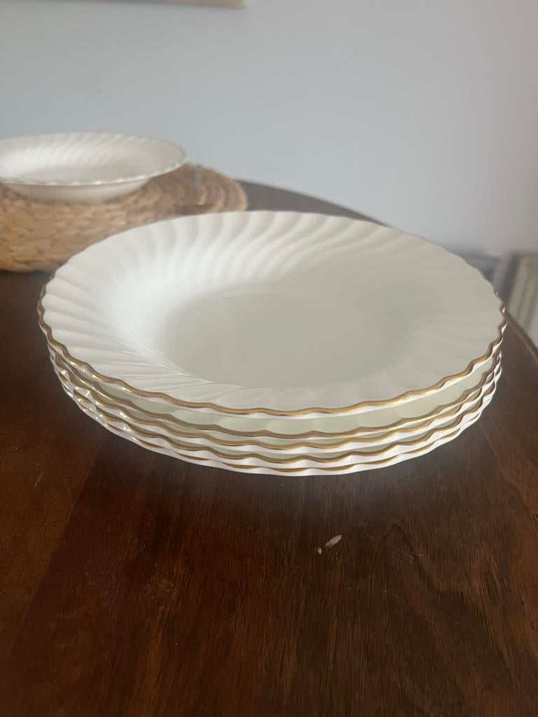 Wedgwood Gold Chelsea set van 7 soepborden, Ophalen of Verzenden