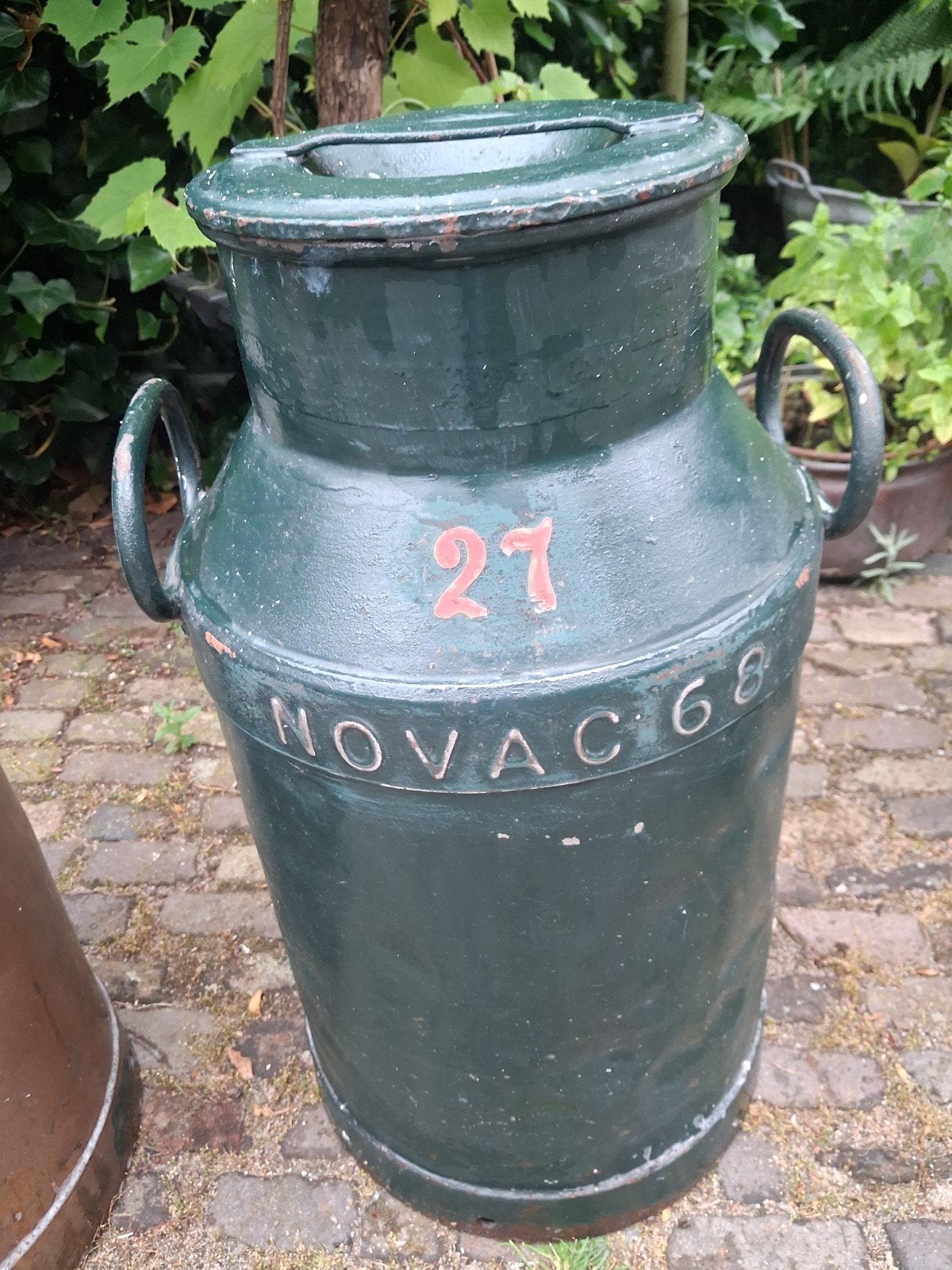 Vintage melkbus - Groen - NOVAC 68, Ophalen of Verzenden