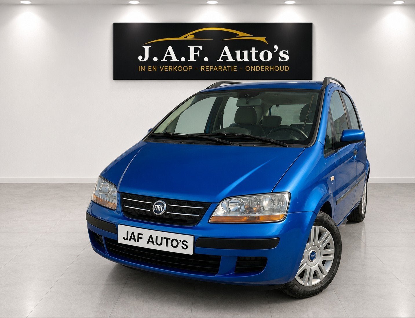 Fiat Idea  1.4 Airco trekhaak 5drs hoge instap Nw apk, Auto's, Voorwielaandrijving, 15 km/l, Idea, Origineel Nederlands