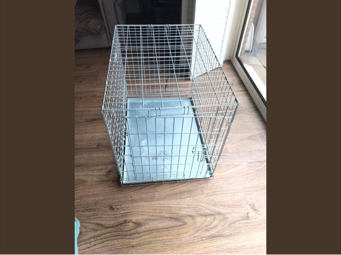 Opvouwbare honden- of kattenbench 75  55 cm – nette staat, Ophalen