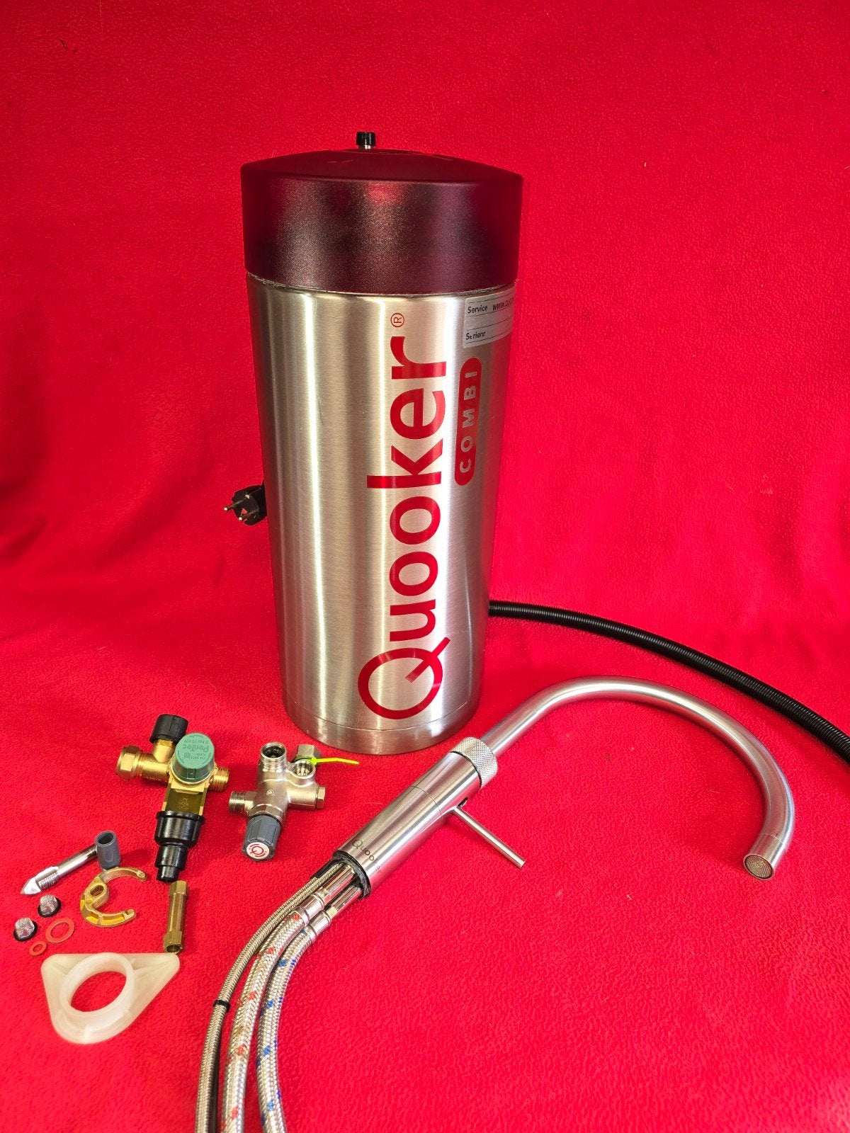 Combi Quooker 2.2 met een Fusion Round RVS kraan, Huis en Inrichting, Ophalen, Gebruikt, Minder dan 50 cm, Minder dan 100 cm