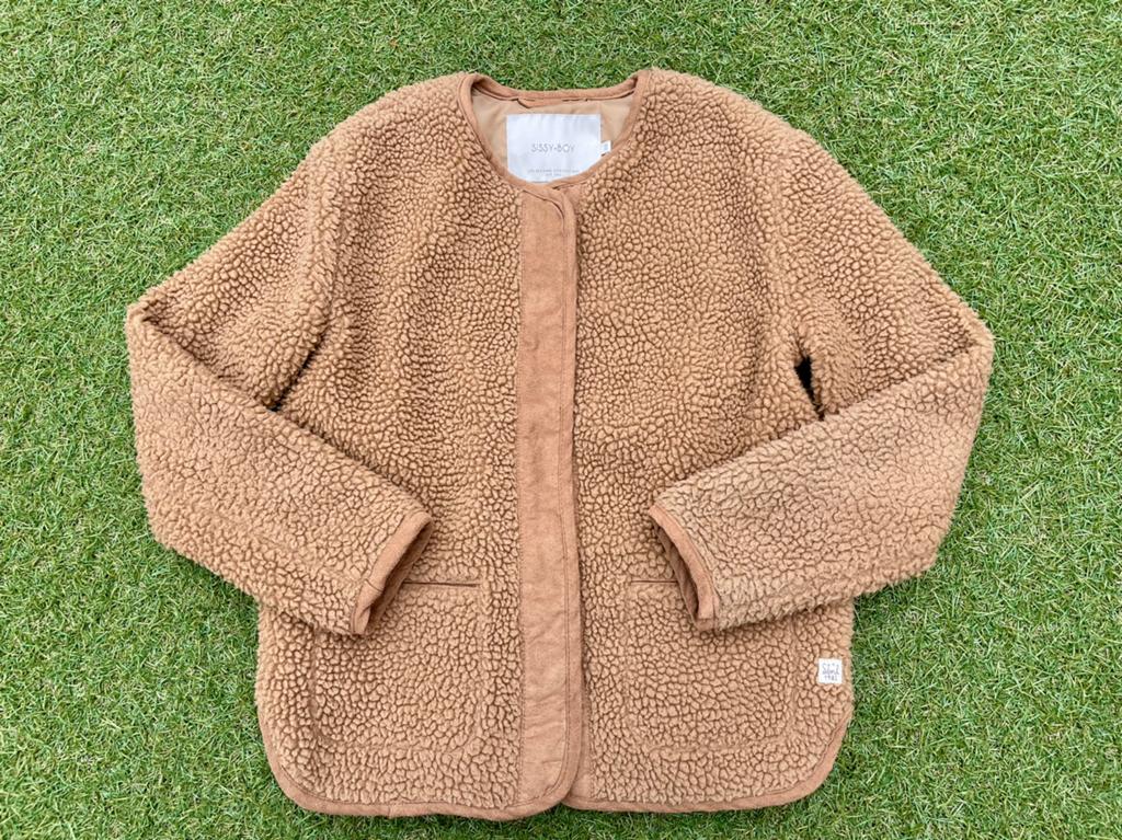 TE KOOP: Sissy-Boy bruine teddy jas/vest maat 134/140 ZGAN, Ophalen of Verzenden, Zo goed als nieuw, Jongen of Meisje, Jas