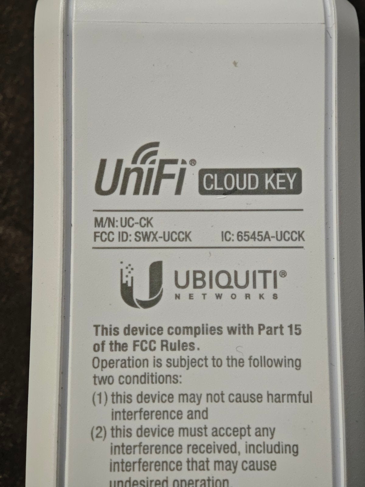Ubiquiti UniFi Cloud Key (UC-CK) met PoE-adapter, Computers en Software, Netwerk switches, Ophalen of Verzenden, Zo goed als nieuw