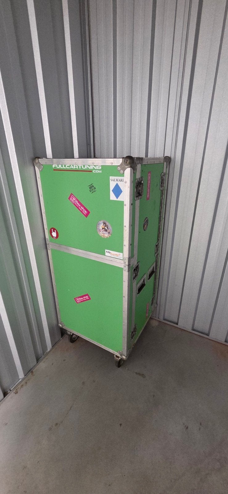 Stevige Flightcase op wielen - 120 cm hoog, Ophalen, Gebruikt, Overige instrumenten, Flightcase