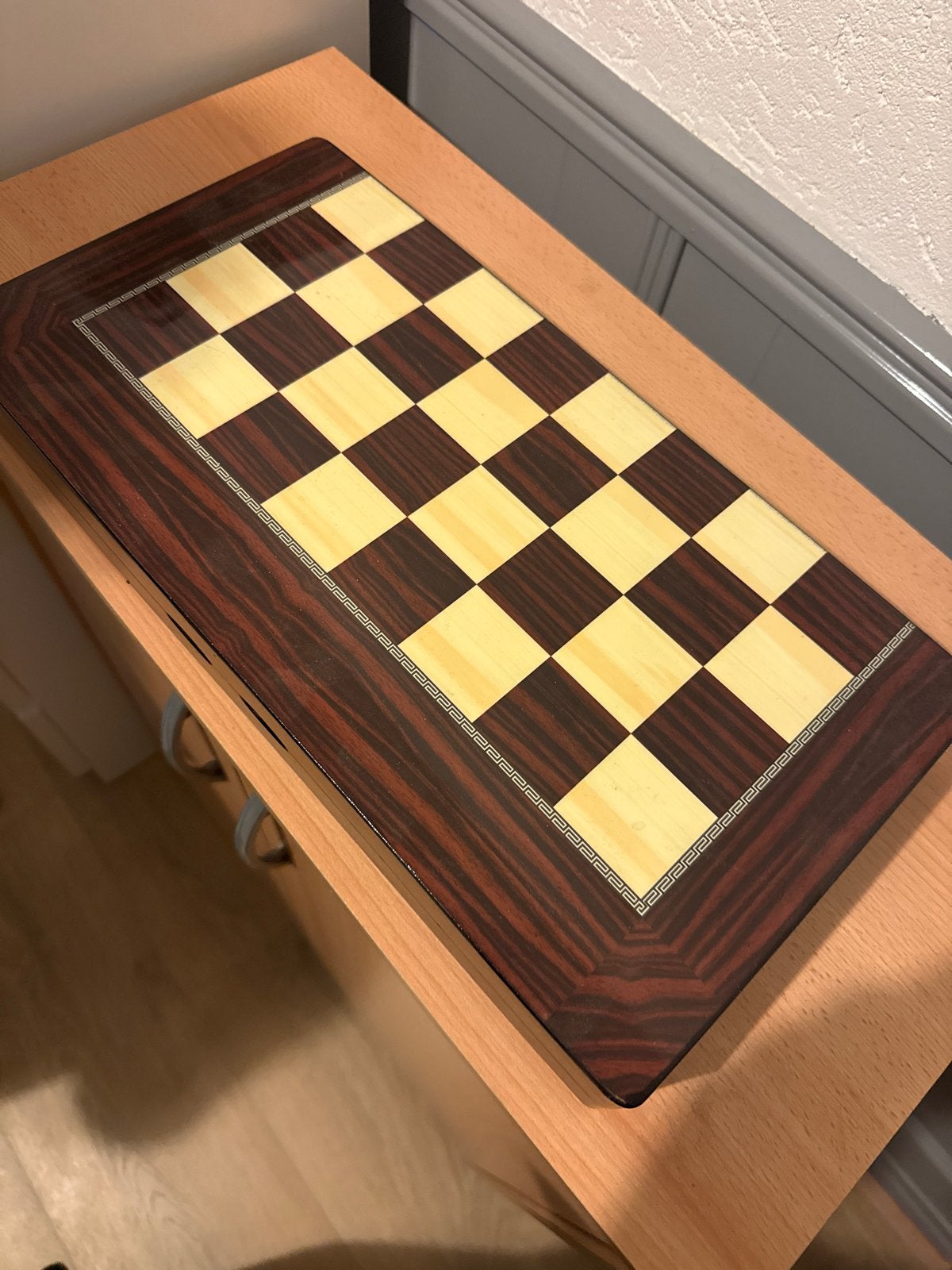 Turkse Tavla / Backgammon spel, Een of twee spelers, Ophalen of Verzenden, Zo goed als nieuw