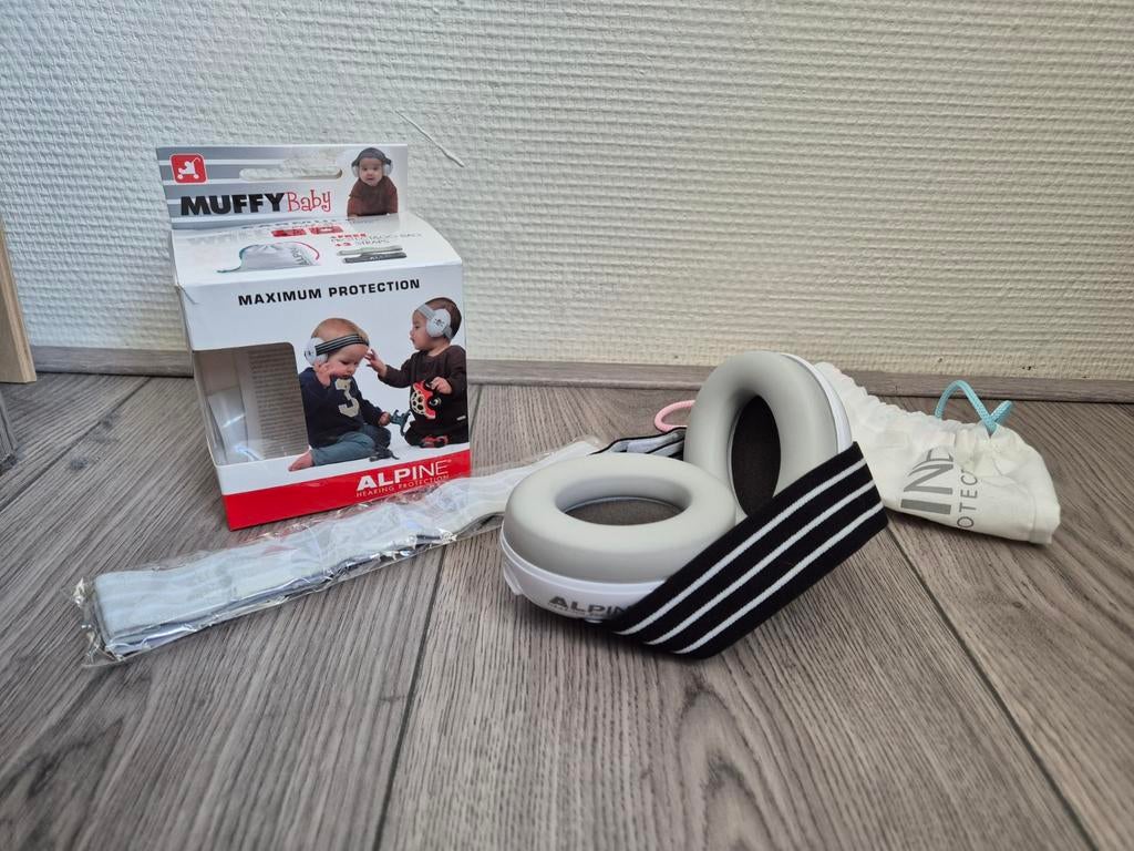 Alpine Muffy Baby gehoorbescherming - Nieuwstaat, Kinderen en Baby's, Kinderspulletjes, Ophalen of Verzenden, Zo goed als nieuw