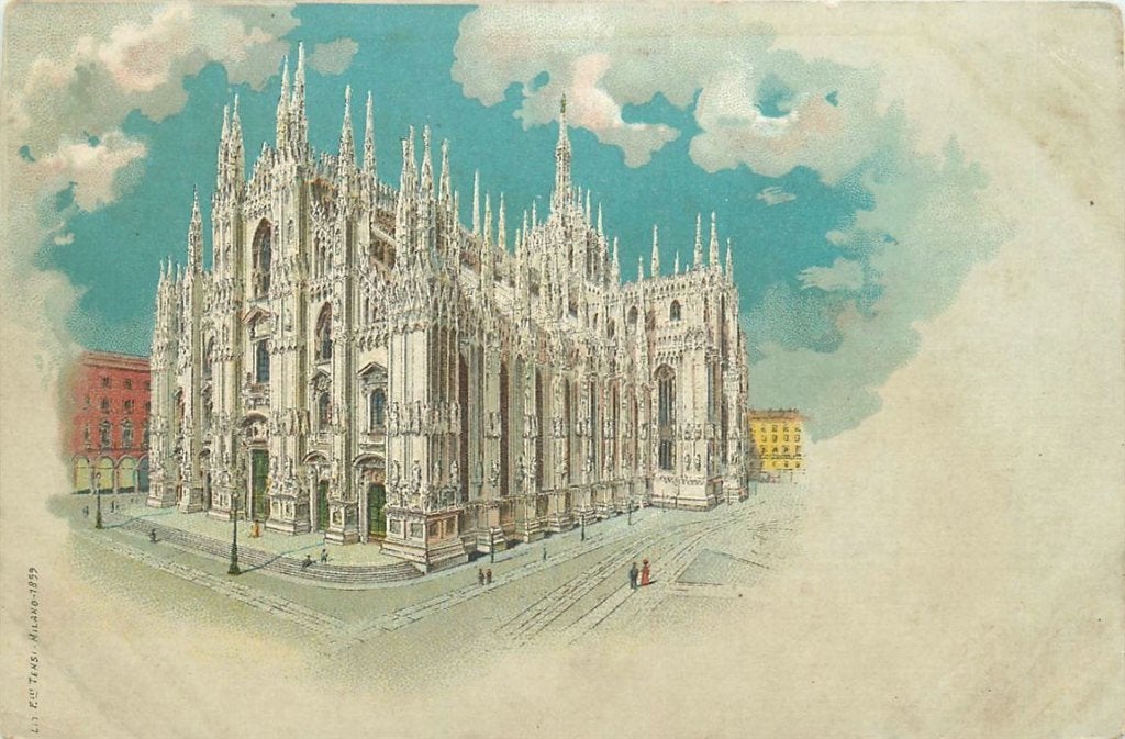 702-026-037 Milano, Verzenden, Voor 1920, Frankrijk
