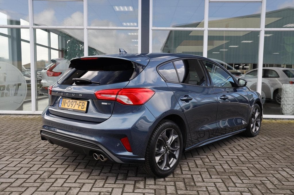 Ford Focus 1.0 EcoBoost Hybrid ST Line Business|Camera|Navi|, Lichtsensor, Gebruikt, Euro 6, Blauw