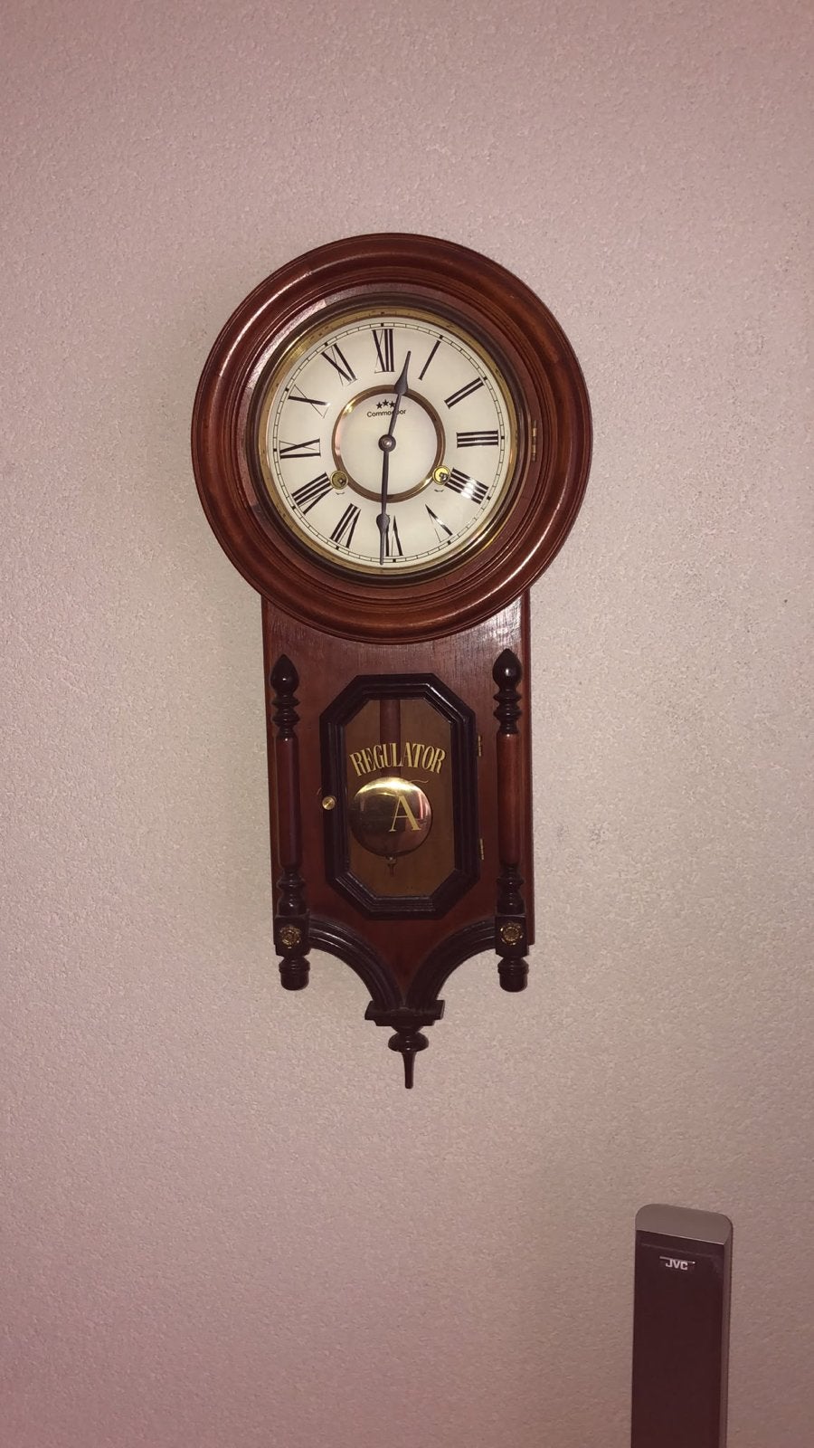 Klassieke houten wandklok - Regulator, Antiek en Kunst, Ophalen