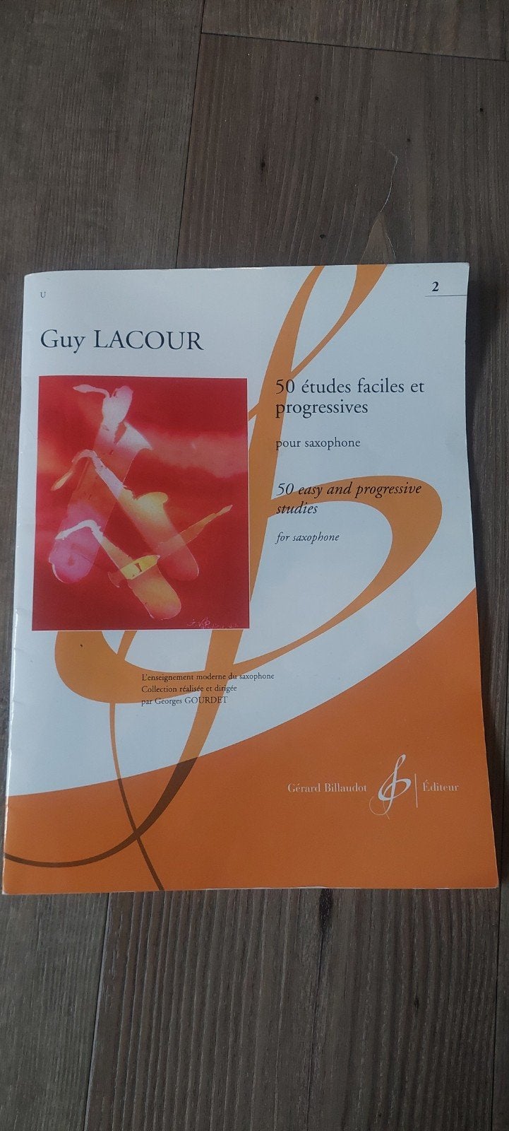 Guy Lacour - 50 études faciles et progressives voor saxofoon, Klassiek, Ophalen of Verzenden, Zo goed als nieuw, Saxofoon
