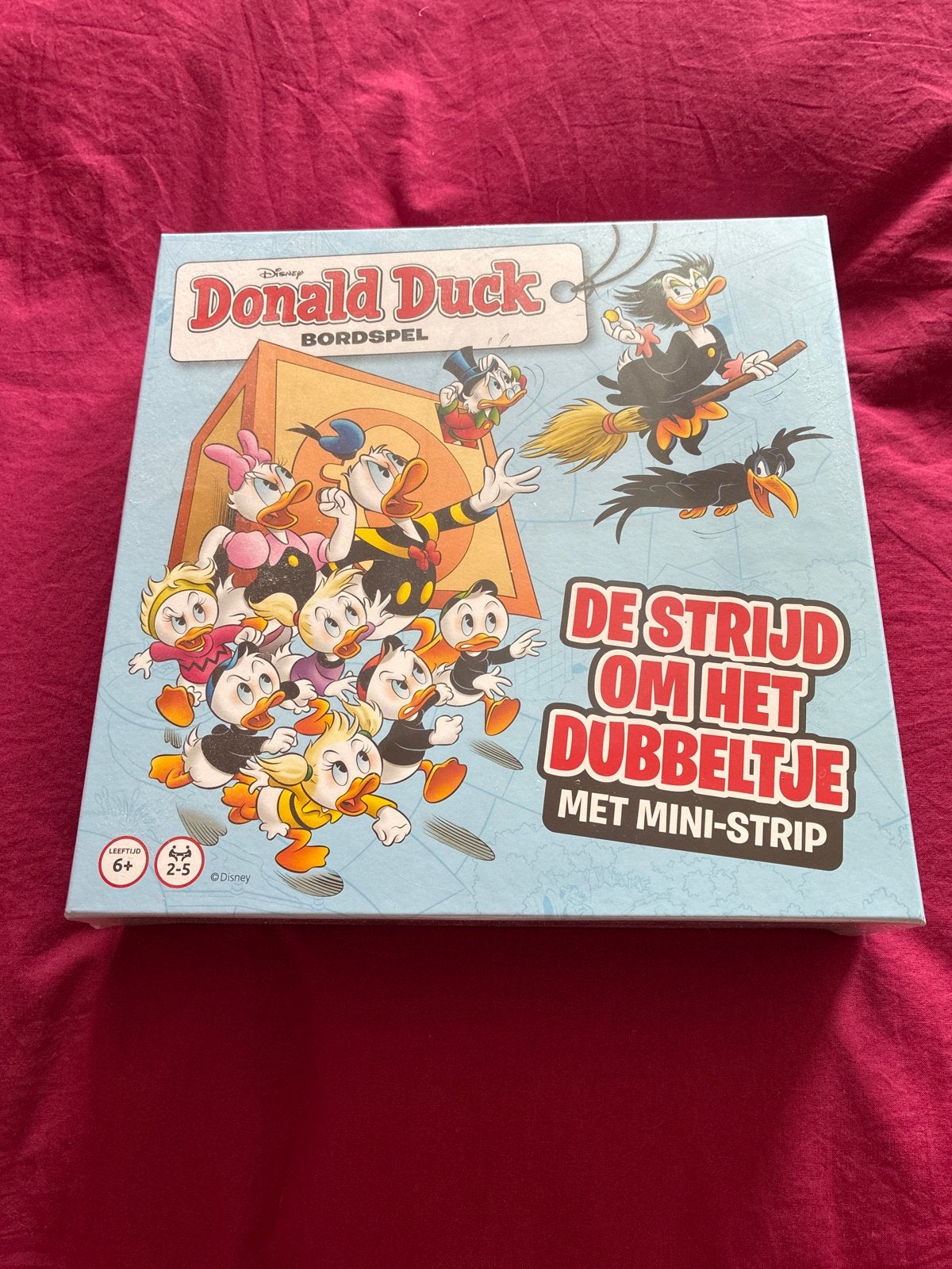 Donald Duck Bordspel: De Strijd om het Dubbeltje, Drie of vier spelers, Ophalen of Verzenden, Nieuw