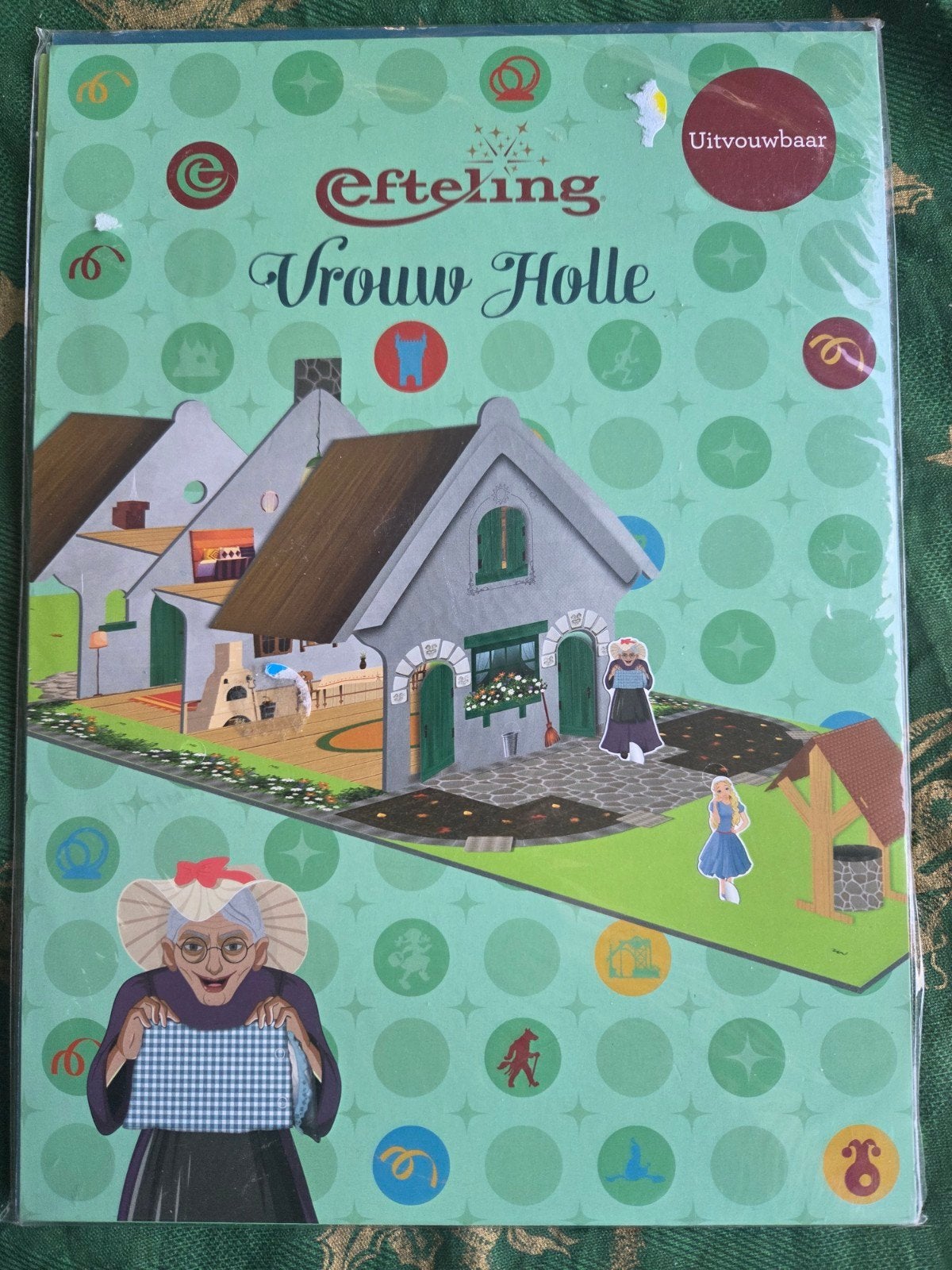 Efteling Vrouw Holle Uitvouwbaar Huis Knutselpakket, Ophalen of Verzenden