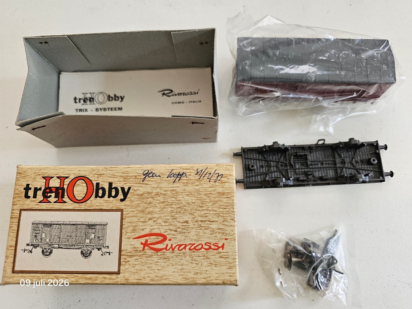 Rivarossi H0 Wagon Italiaanse Spoorwegen FS - Nieuw Bouwpak, Hobby en Vrije tijd, Modeltreinen | H0, Ophalen of Verzenden, Nieuw