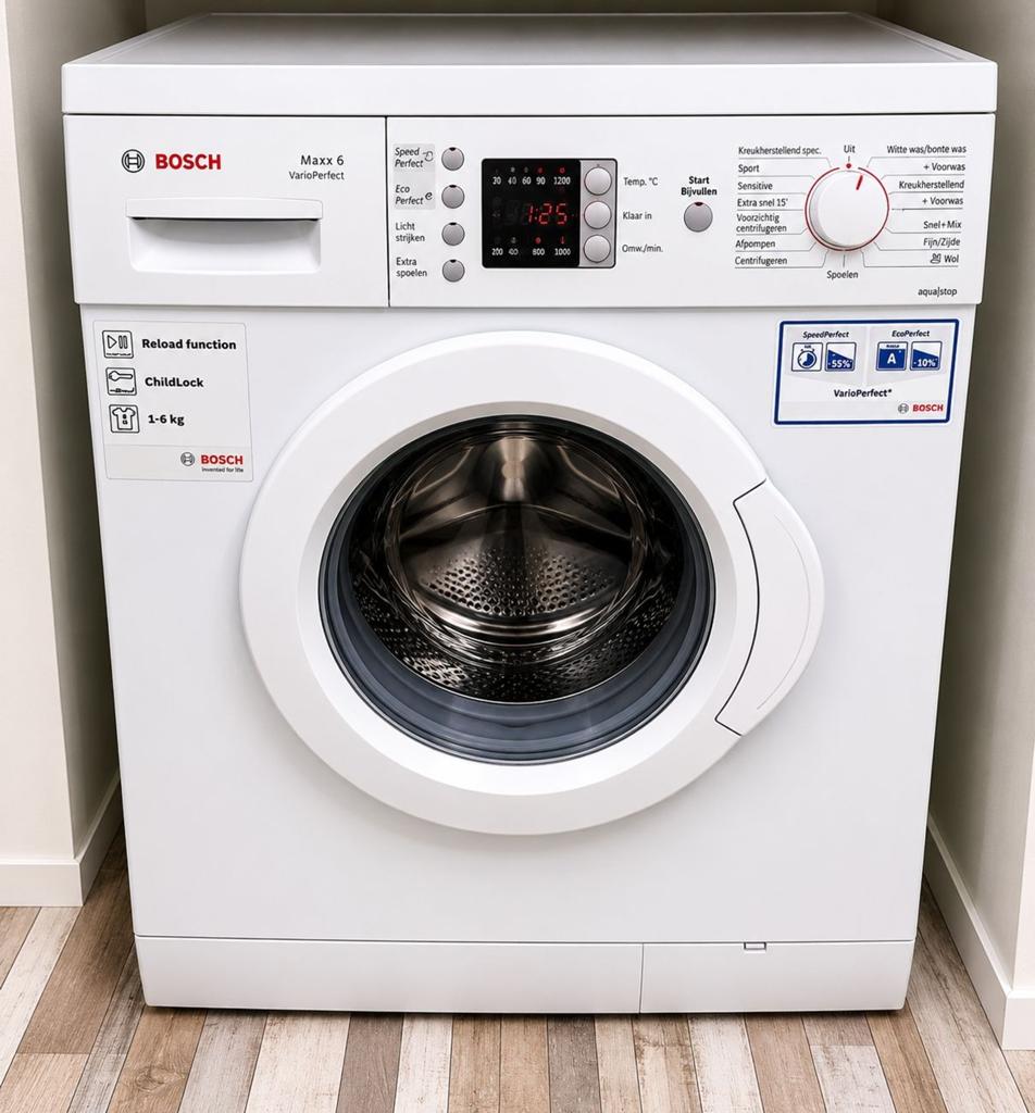 Bosch Maxx 6 wasmachine, Witgoed en Apparatuur, Wasmachines, Ophalen, Gebruikt, 85 tot 90 cm, 1200 tot 1600 toeren