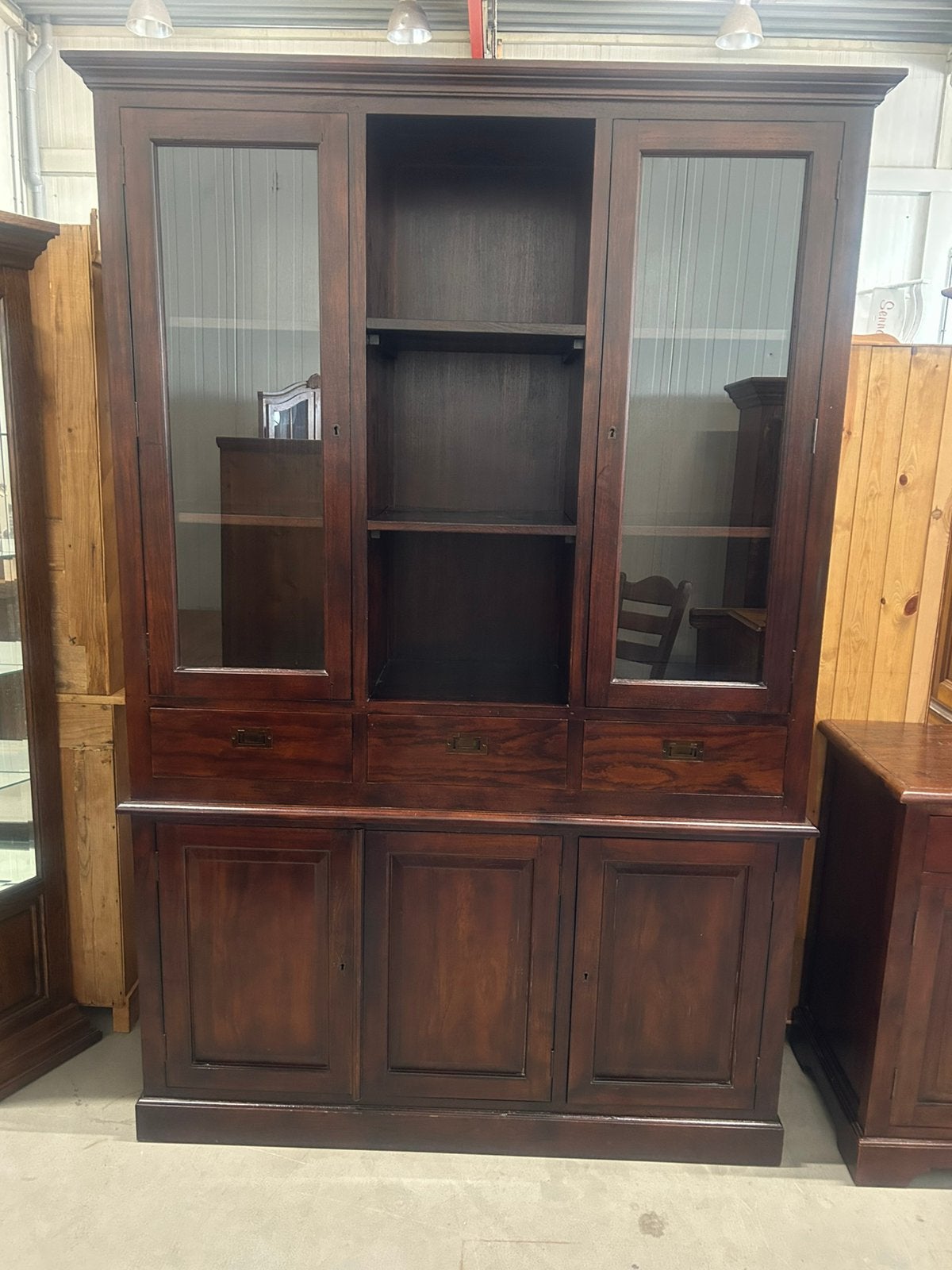 Teak houten kast, Ophalen, Zo goed als nieuw, 25 tot 50 cm