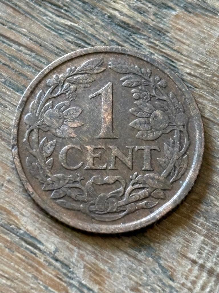 1 Cent 1925, Postzegels en Munten, Munten | Nederland, Ophalen of Verzenden, Koningin Wilhelmina, 1 cent, Losse munt