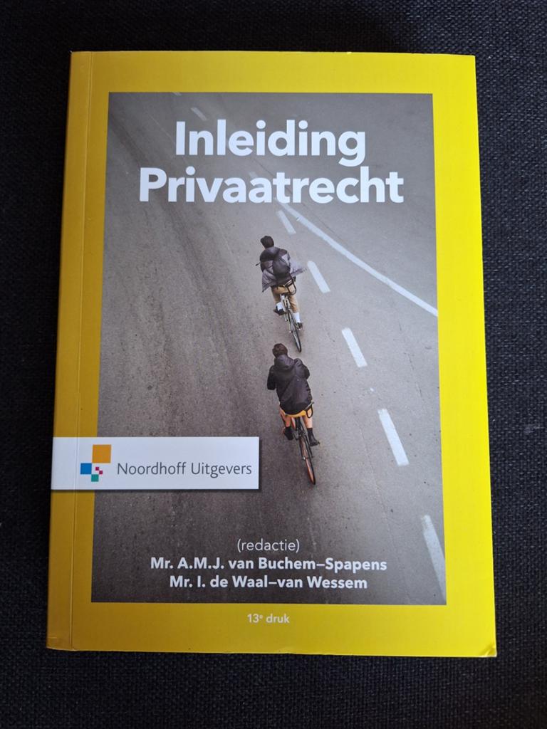 Inleiding Privaatrecht 13e druk - Gebruikt, goede staat, Ophalen of Verzenden, WO, Zo goed als nieuw, Gamma