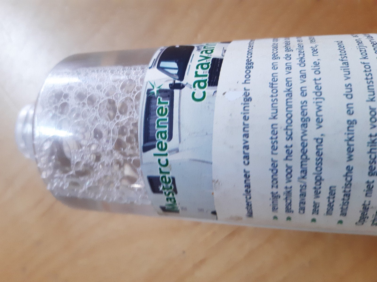 5 flacons 500 ml Master Caravanreiniger, Ophalen