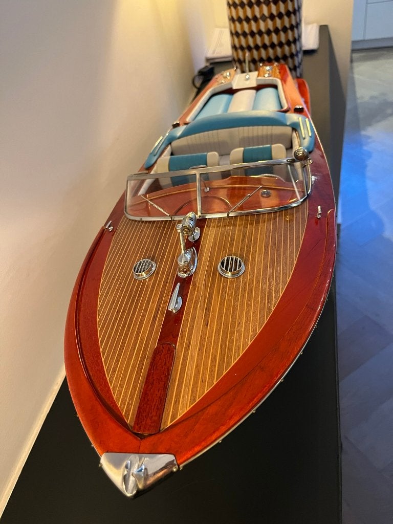Super gedetailleerde Riva Aquarama schaalmodel 1.10 🇮🇹, Ophalen, Nieuw, Groter dan 1:32, Overige merken