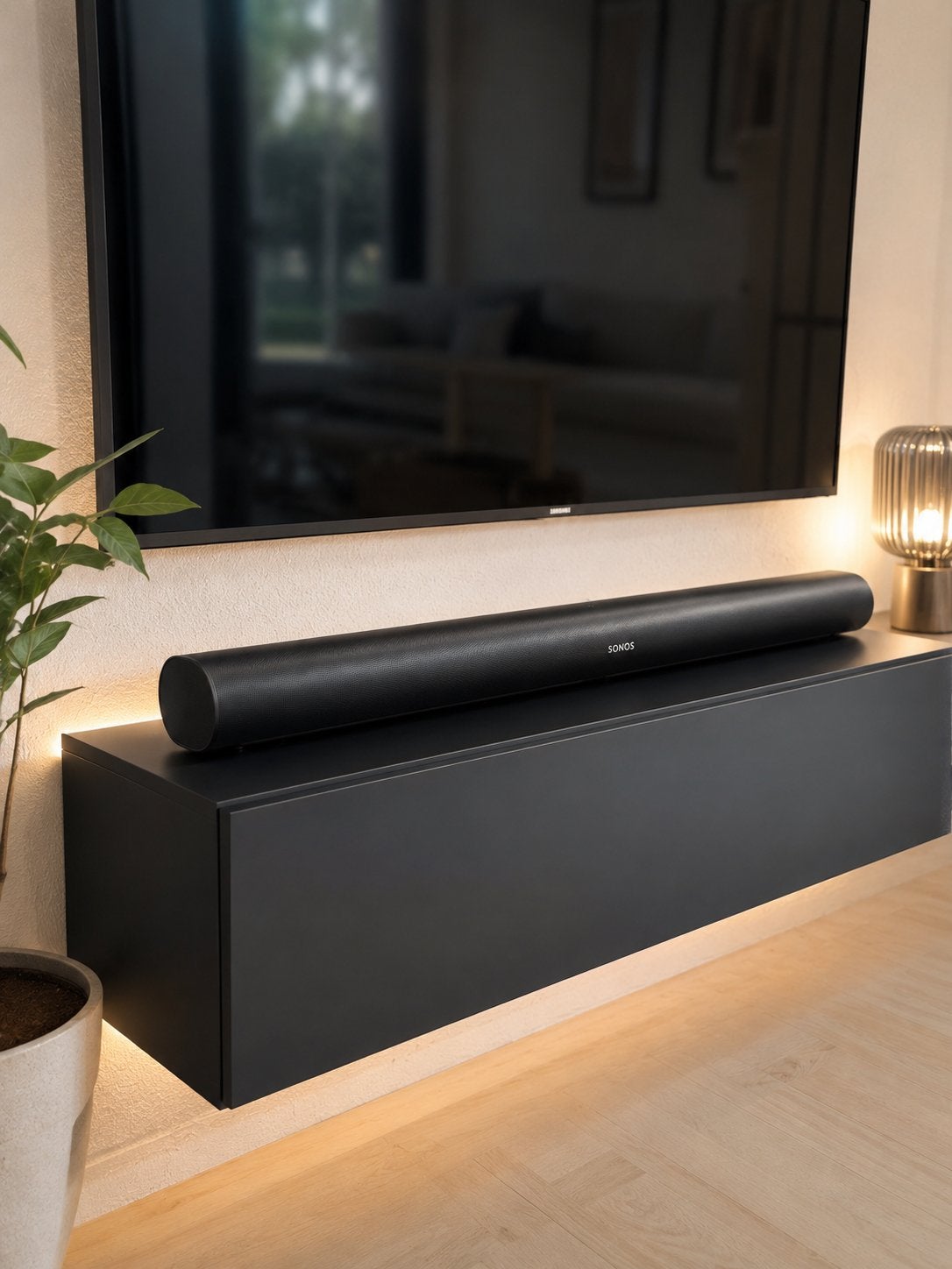 TV Meubel Zwart, 150CM, Ophalen, 100 tot 150 cm, Zo goed als nieuw, Minder dan 100 cm
