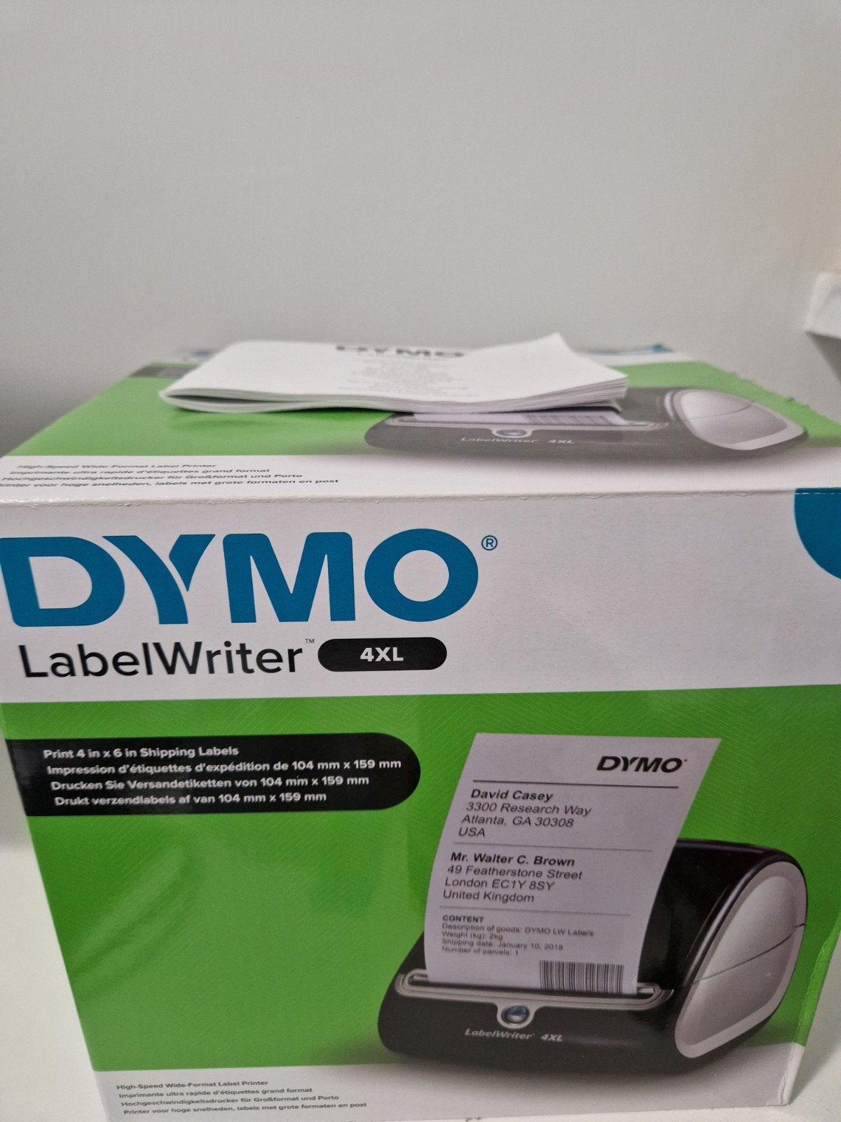 Dymo Labelwriter 4 XL + 8 rollen labels - Zo goed als nieuw, Computers en Software, Labelprinters, Ophalen, Zo goed als nieuw