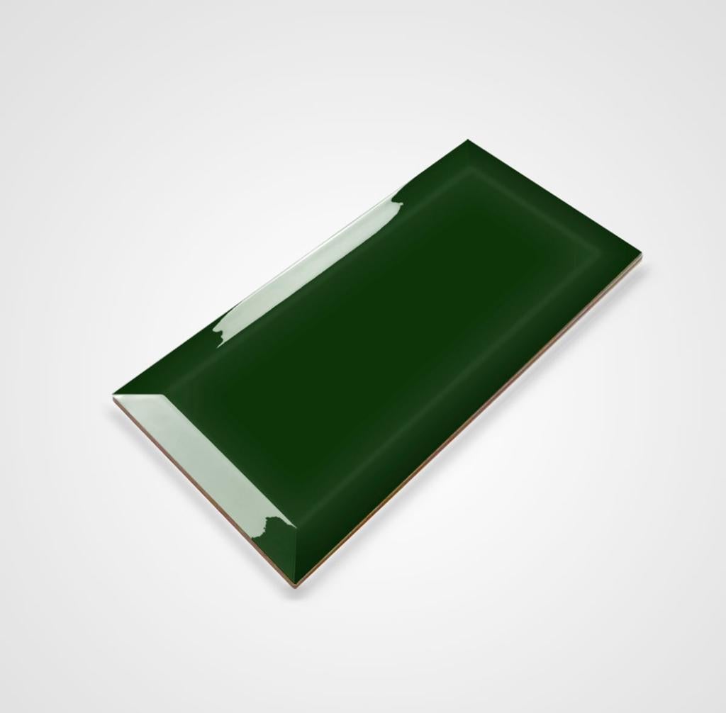 Wandtegel metrotegel 12m2 Victorian Green glans oud groen, Doe-het-zelf en Verbouw, Tegels, Ophalen, Nieuw, Minder dan 20 cm, 10 m² of meer
