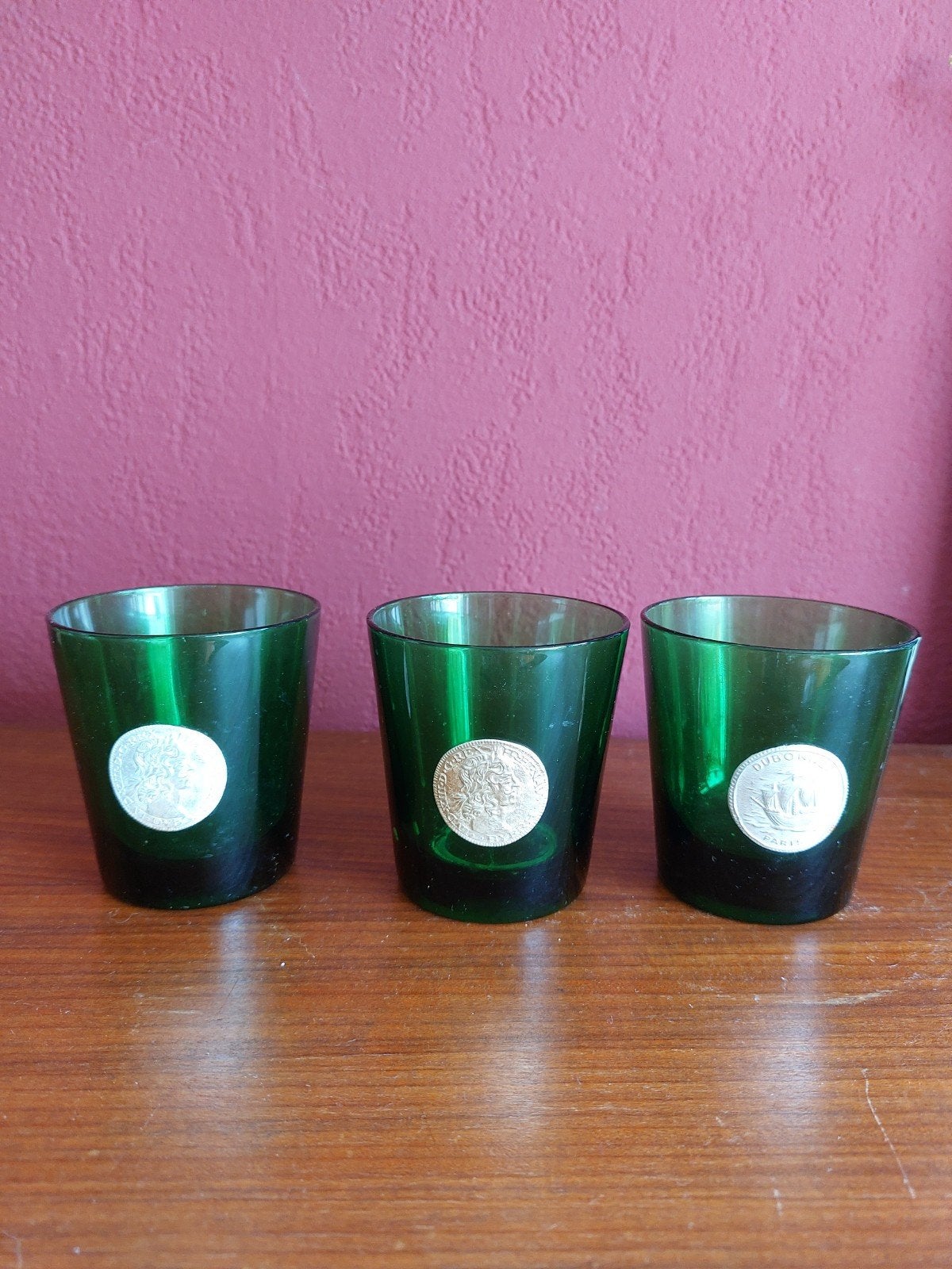 Groene glazen, 3 x!, Ophalen of Verzenden, Huis en Inrichting